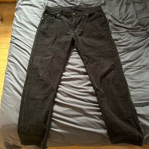 Rollas Relaxo Black Corduroy Pant